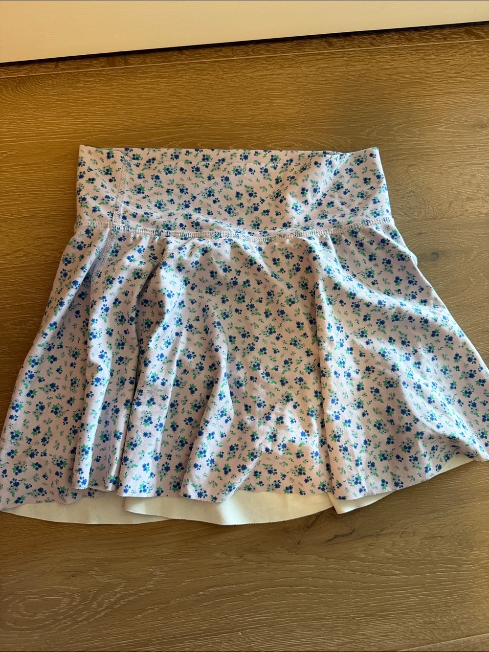 Old Navy Pink Skort with Blue Floral Print 10-12